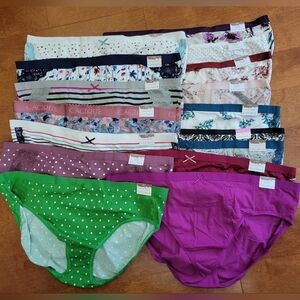 Cacique Underwear Collection ,size 22/24 Hipster, 16 pairs NWT